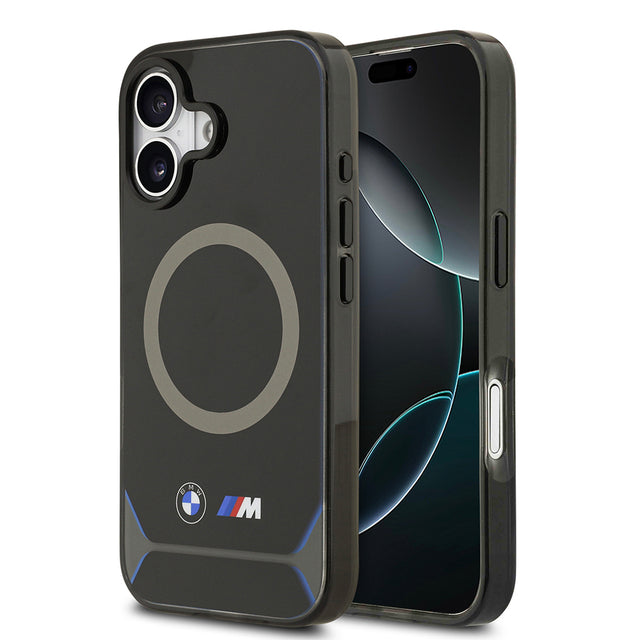 Apple iPhone 17 Kılıf BMW Orjinal Lisanslı M-safe Şarj Özellikli Metal Buton Tasarımlı IML Baskılı M Dizayn Kapak