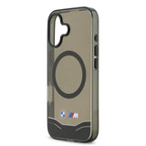 Apple iPhone 17 Kılıf BMW Orjinal Lisanslı M-safe Şarj Özellikli Metal Buton Tasarımlı Tranparan M Dizayn Kapak