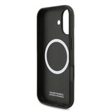 Apple iPhone 17 Kılıf BMW Orjinal Lisanslı M-safe Şarj Özellikli Metal Logolu Delikli M Dizayn Deri Kapak