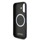 Apple iPhone 17 Kılıf BMW Orjinal Lisanslı M-safe Şarj Özellikli Metal Logolu Delikli M Dizayn Deri Kapak