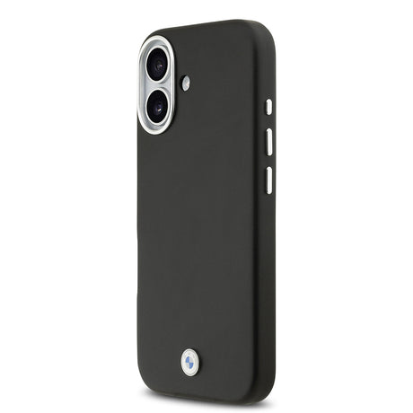 Apple iPhone 17 Kılıf BMW Orjinal Lisanslı M-safe Şarj Özellikli Metal Logolu Tam Kaplama Deri Kapak