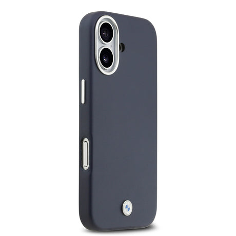 Apple iPhone 17 Kılıf BMW Orjinal Lisanslı M-safe Şarj Özellikli Metal Logolu Tam Kaplama Deri Kapak