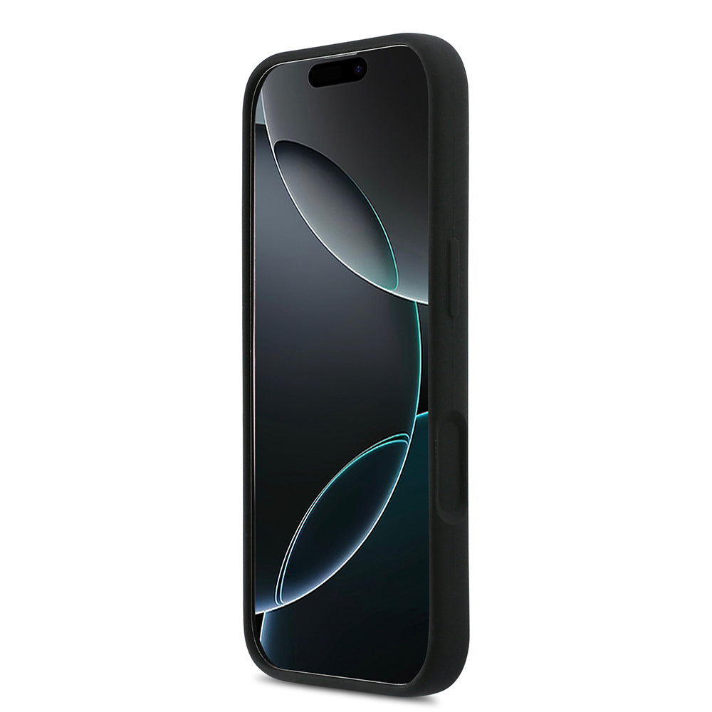 Apple iPhone 17 Kılıf DKNY Orjinal Lisanslı M-safe Şarj Özellikli Metal Logolu Silikon Kapak