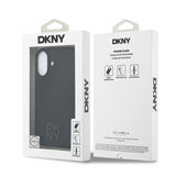 Apple iPhone 17 Kılıf DKNY Orjinal Lisanslı M-safe Şarj Özellikli Metal Logolu Silikon Kapak