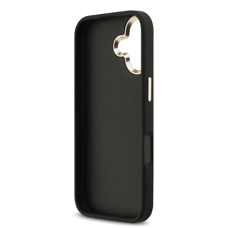 Apple iPhone 17 Kılıf Guess Orjinal Lisanslı 4G Büyük Metal Kamera Çerçeveli ve Logolu Glitter Kapak