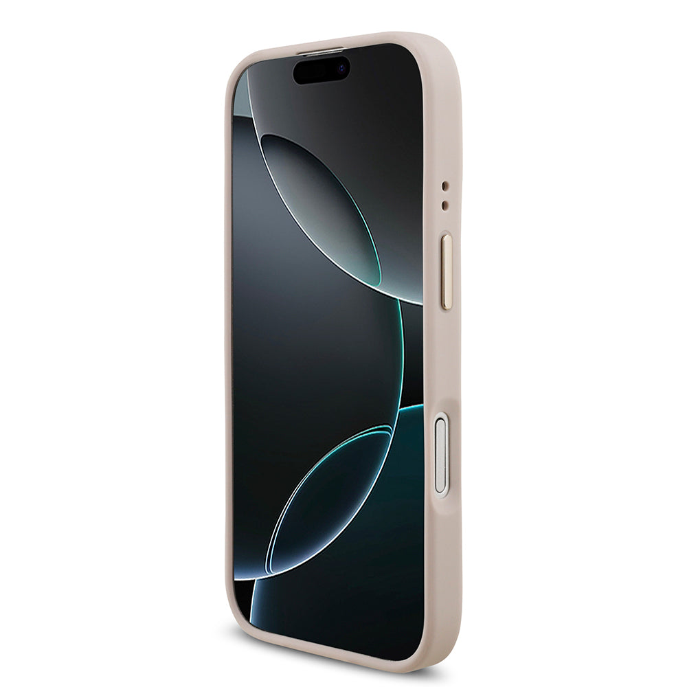 Apple iPhone 17 Kılıf Guess Orjinal Lisanslı 4G Büyük Metal Logolu Kalın Askılı Kapak