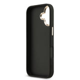 Apple iPhone 17 Kılıf Guess Orjinal Lisanslı Gold Metal Kamera Çerçeveli 4G Desenli Metal Büyük 4G ve Yazı Logolu Kapak