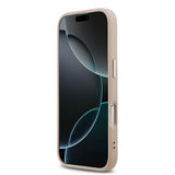 Apple iPhone 17 Kılıf Guess Orjinal Lisanslı Gold Metal Kamera Çerçeveli 4G Desenli Metal Büyük 4G ve Yazı Logolu Kapak