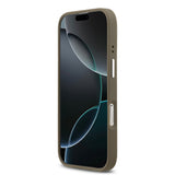 Apple iPhone 17 Kılıf Guess Orjinal Lisanslı Grained 4G Metal Büyük Logolu Kapak