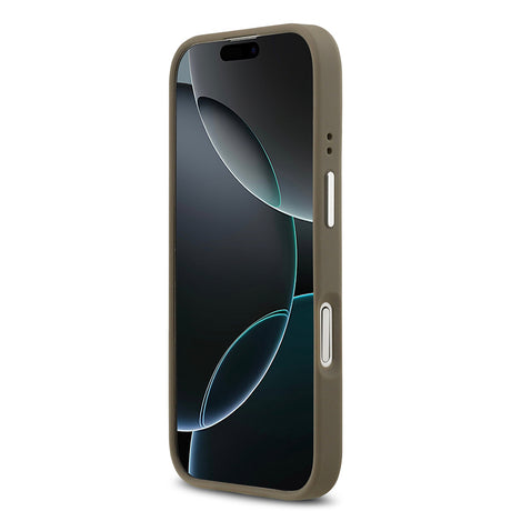 Apple iPhone 17 Kılıf Guess Orjinal Lisanslı Grained 4G Metal Büyük Logolu Kapak