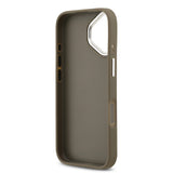 Apple iPhone 17 Kılıf Guess Orjinal Lisanslı Grained 4G Metal Büyük Logolu Kapak