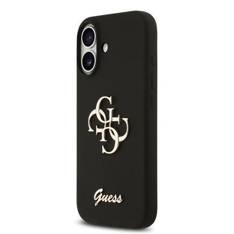 Apple iPhone 17 Kılıf Guess Orjinal Lisanslı Grained Yazı Logolu Kapak