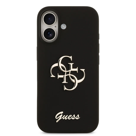 Apple iPhone 17 Kılıf Guess Orjinal Lisanslı Grained Yazı Logolu Kapak
