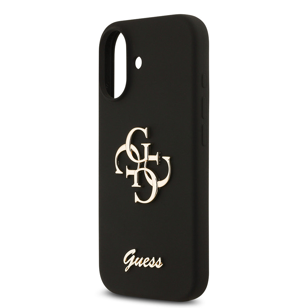 Apple iPhone 17 Kılıf Guess Orjinal Lisanslı Grained Yazı Logolu Kapak