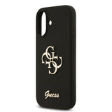 Apple iPhone 17 Kılıf Guess Orjinal Lisanslı Grained Yazı Logolu Kapak