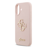Apple iPhone 17 Kılıf Guess Orjinal Lisanslı Grained Yazı Logolu Kapak
