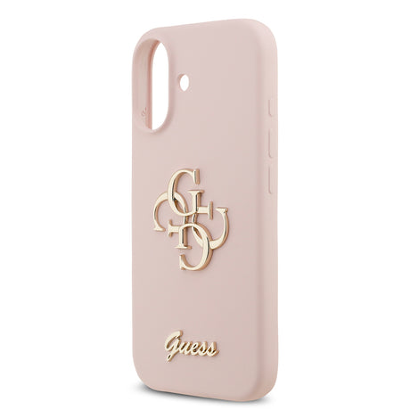 Apple iPhone 17 Kılıf Guess Orjinal Lisanslı Grained Yazı Logolu Kapak