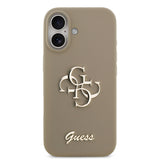 Apple iPhone 17 Kılıf Guess Orjinal Lisanslı Grained Yazı Logolu Kapak