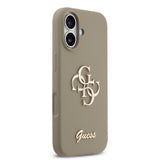 Apple iPhone 17 Kılıf Guess Orjinal Lisanslı Grained Yazı Logolu Kapak