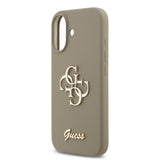 Apple iPhone 17 Kılıf Guess Orjinal Lisanslı Grained Yazı Logolu Kapak
