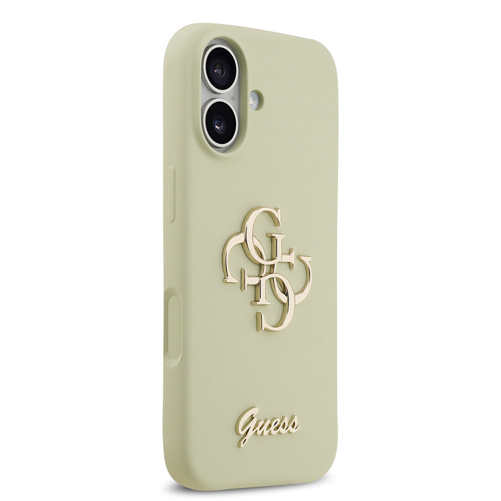 Apple iPhone 17 Kılıf Guess Orjinal Lisanslı Grained Yazı Logolu Kapak