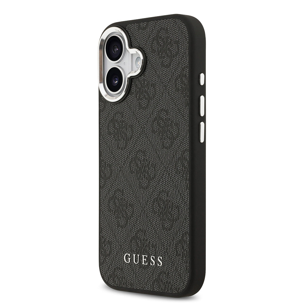 Apple iPhone 17 Kılıf Guess Orjinal Lisanslı M-safe Şarj Özellikli 4G Klasik Yazı Logolu Kapak