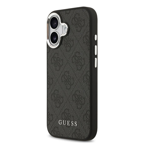 Apple iPhone 17 Kılıf Guess Orjinal Lisanslı M-safe Şarj Özellikli 4G Klasik Yazı Logolu Kapak