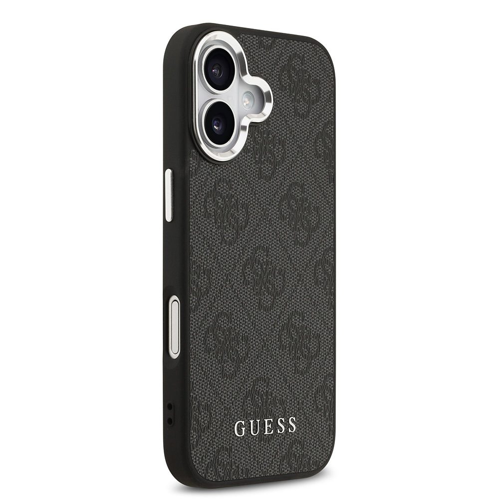 Apple iPhone 17 Kılıf Guess Orjinal Lisanslı M-safe Şarj Özellikli 4G Klasik Yazı Logolu Kapak