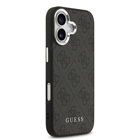 Apple iPhone 17 Kılıf Guess Orjinal Lisanslı M-safe Şarj Özellikli 4G Klasik Yazı Logolu Kapak