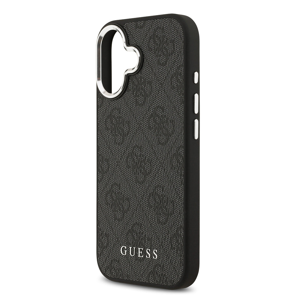 Apple iPhone 17 Kılıf Guess Orjinal Lisanslı M-safe Şarj Özellikli 4G Klasik Yazı Logolu Kapak