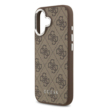 Apple iPhone 17 Kılıf Guess Orjinal Lisanslı M-safe Şarj Özellikli 4G Klasik Yazı Logolu Kapak