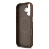 Apple iPhone 17 Kılıf Guess Orjinal Lisanslı M-safe Şarj Özellikli 4G Klasik Yazı Logolu Kapak