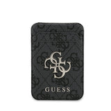Apple iPhone 17 Kılıf Guess Orjinal Lisanslı M-safe Şarj Özellikli 4G Metal Büyük Logolu Kartlıklı Kapak