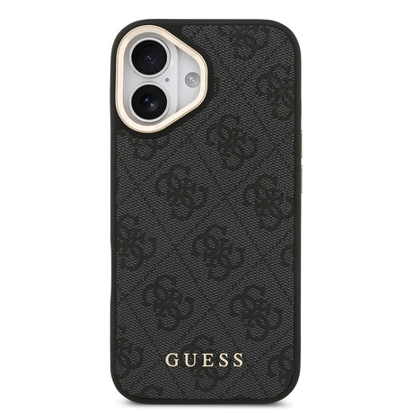 Apple iPhone 17 Kılıf Guess Orjinal Lisanslı M-safe Şarj Özellikli Askılı ve 4G Logo Kartlıklı Kapak