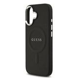 Apple iPhone 17 Kılıf Guess Orjinal Lisanslı M-safe Şarj Özellikli Klasik Yazı Logolu PU Deri Kapak