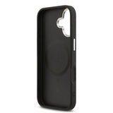 Apple iPhone 17 Kılıf Guess Orjinal Lisanslı M-safe Şarj Özellikli Klasik Yazı Logolu PU Deri Kapak