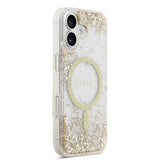 Apple iPhone 17 Kılıf Guess Orjinal Lisanslı M-safe Şarj Özellikli Transparan Resin Bottom Kapak