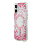 Apple iPhone 17 Kılıf Guess Orjinal Lisanslı M-safe Şarj Özellikli Transparan Resin Bottom Kapak