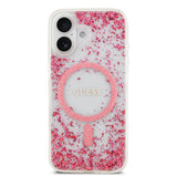 Apple iPhone 17 Kılıf Guess Orjinal Lisanslı M-safe Şarj Özellikli Transparan Resin Bottom Kapak