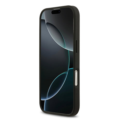 Apple iPhone 17 Kılıf Guess Orjinal Lisanslı M-safe Şarj Özellikli Yazı Logolu Circle Classic Kapak