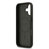 Apple iPhone 17 Kılıf Guess Orjinal Lisanslı M-safe Şarj Özellikli Yazı Logolu Circle Classic Kapak