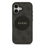 Apple iPhone 17 Kılıf Guess Orjinal Lisanslı M-safe Şarj Özellikli Yazı Logolu Circle Classic Kapak