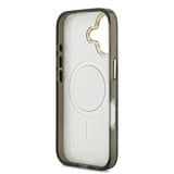 Apple iPhone 17 Kılıf Guess Orjinal Lisanslı M-safe Şarj Özellikli Yazı Logolu Python Desenli Kapak
