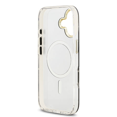 Apple iPhone 17 Kılıf Guess Orjinal Lisanslı Metal Kamera Çerçeveli Simli Aynalı Kapak
