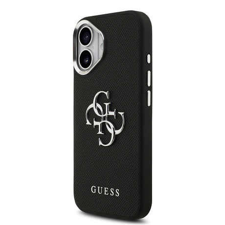 Apple iPhone 17 Kılıf Guess Orjinal Lisanslı PU Deri 4G Büyük Metal Logo Dizaynlı Kapak