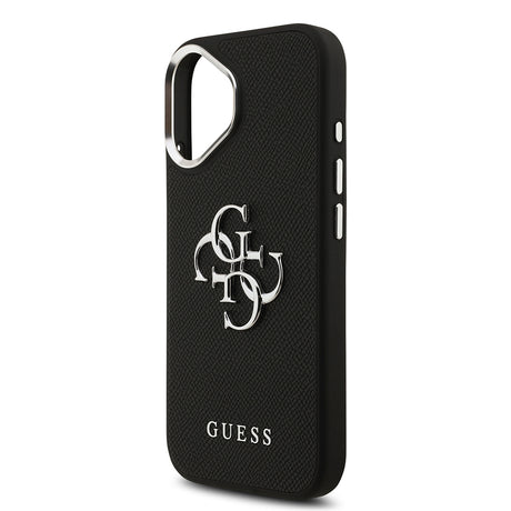 Apple iPhone 17 Kılıf Guess Orjinal Lisanslı PU Deri 4G Büyük Metal Logo Dizaynlı Kapak
