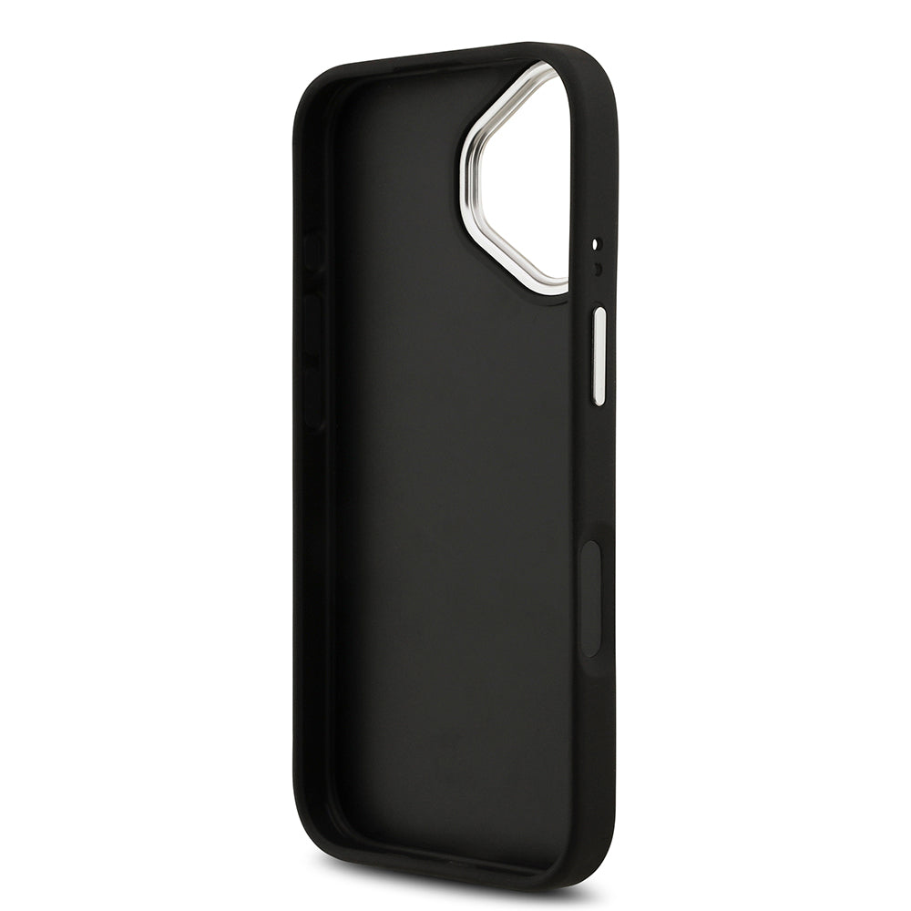 Apple iPhone 17 Kılıf Guess Orjinal Lisanslı PU Deri 4G Büyük Metal Logo Dizaynlı Kapak