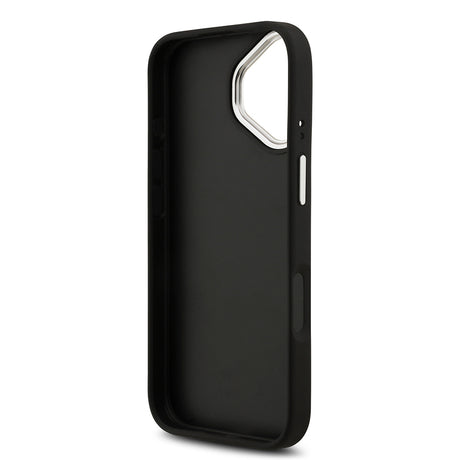 Apple iPhone 17 Kılıf Guess Orjinal Lisanslı PU Deri 4G Büyük Metal Logo Dizaynlı Kapak