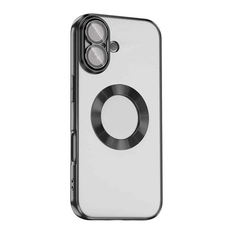 Apple iPhone 17 Kılıf Kamera Korumalı Logo Gösteren Zore Omega Kapak