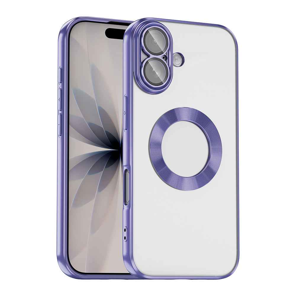 Apple iPhone 17 Kılıf Kamera Korumalı Logo Gösteren Zore Omega Kapak